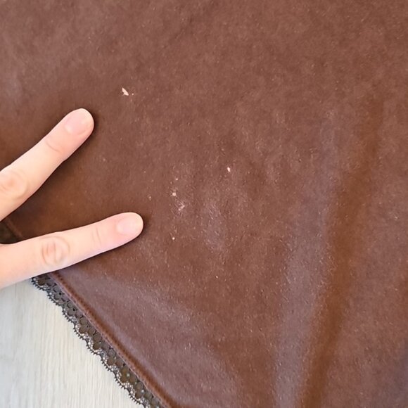 No Boundaries Y2K Baby Doll Lact Trim Spaghetti Strap Tank Top Jr - Picture 4 of 7